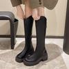 Autumn Knight Boots Brown Boots Fashionable and Comfortable Female Thick Bottom Long Boots Thin Boots Long Boots Female