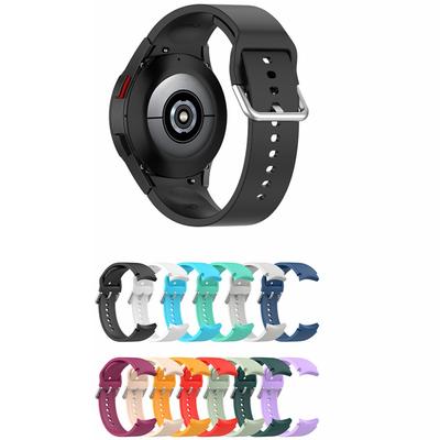 Ремешок для часов 20 мм Силиконовый ремешок Новый ремешок с гравировкой для Samsung Galaxy Watch 7/FE/6/5/5Pro/4