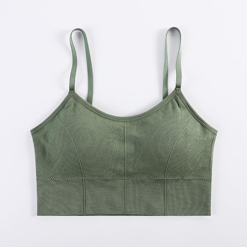 646 Seamless Strapless Camisole Bra - No Underwire, Beautiful Back Design, Anti-Exposure, with Wrap Chest Base Layer.