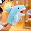 Cartoon Shark Hand Puppet Cute Stuffed Plush Animal Toy Interactive Toy Children Play
