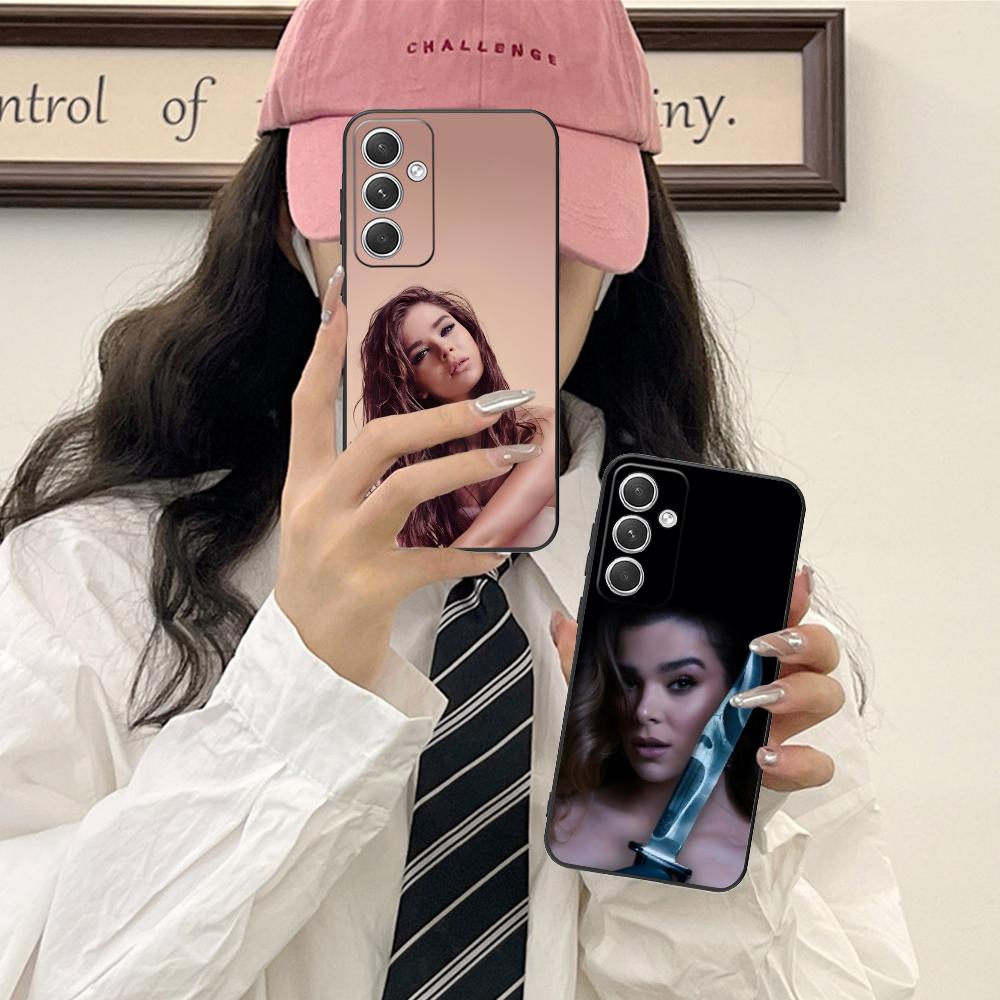 Матовый чехол из ТПУ для мобильного телефона Hailee Steinfeld для Samsung Galaxy S26 S25 S24 S23 S22 S21 S20 Note20 Plus FE Ultra Цветная крышка