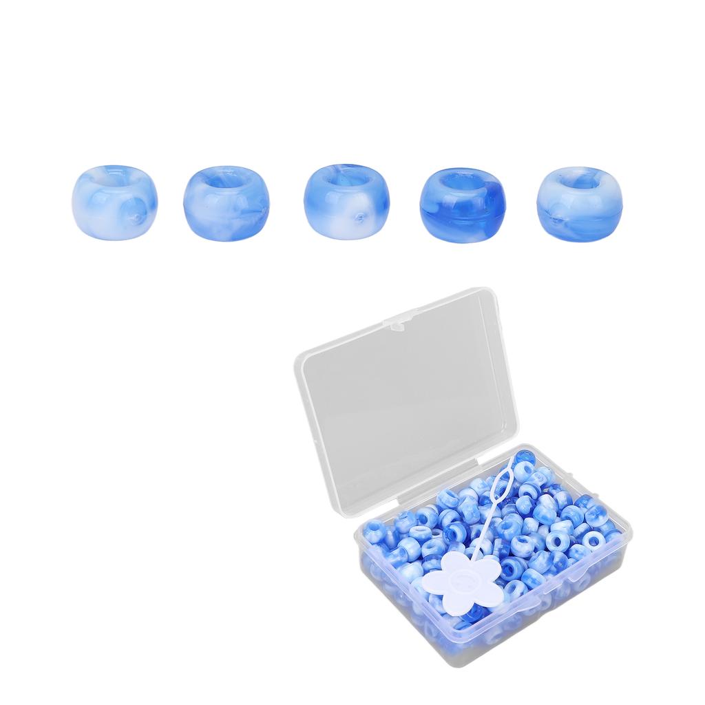 Набор бусин-пони, конфетный цвет, бусины для изготовления украшений своими руками, бусины для волос для изготовления браслетов, ожерелий, поделок, синий