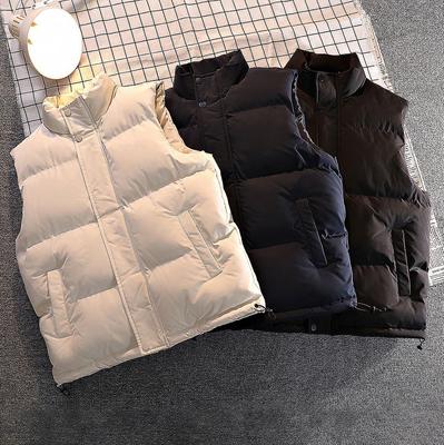 Весна и осень Большой размер Толстый жилет Женский воротник-стойка Хлопковая одежда Утолщенный жилет Жилет Теплый жилет Куртка Мужская