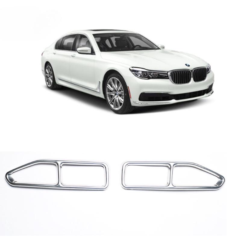 Рамка-накладка на выхлопную трубу для BMW 3, 5, 7 Серии, X3, X5 - Черный Воин Металлическая Модификация