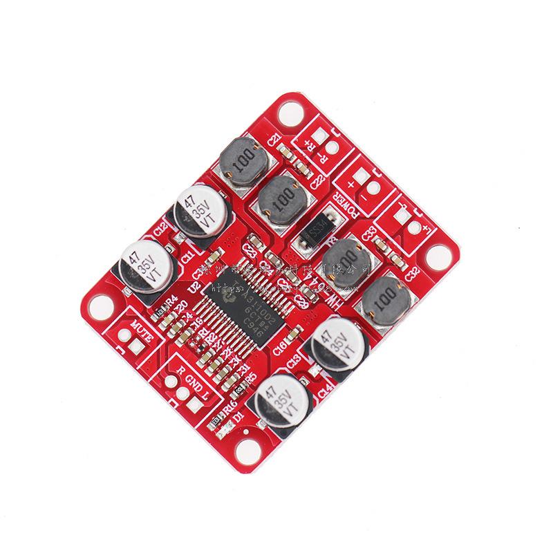 Цифровая стереоусилительная плата TPA3110 2x15 Вт, двухканальная, для DIY-динамиков, для фоновой музыки