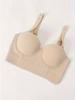 European and American Seamless Smooth Underwire Underwear Push-up Wide Bottom Half Cup Bra