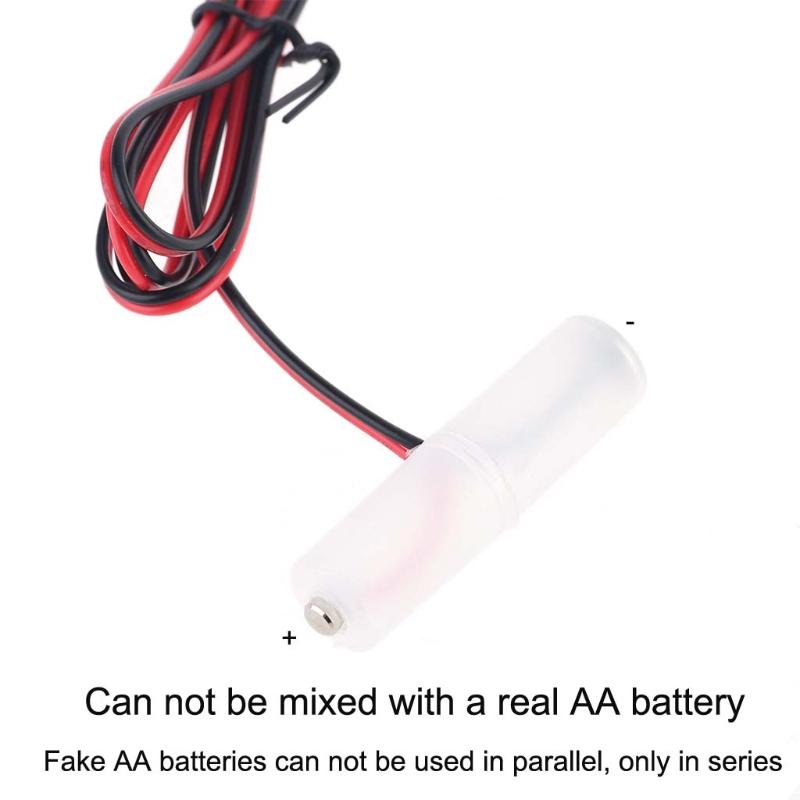 AA + AAA Battery Eliminator Power Supply Cable LR6 LR03 Battery for Radio Electric Toy Clock LED Strip Light Calculator
