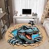 1 шт. Круглый ковер Dino Breakthrough для офиса, под офисные стулья, в спальню, гостиную, декор для дома, декорирование комнаты, доступен в различных размерах