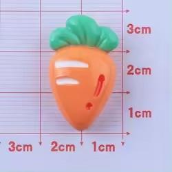 Artificial Resin Flat Back Fruit Design Fridge Magnet for Souvenir and Home Decor