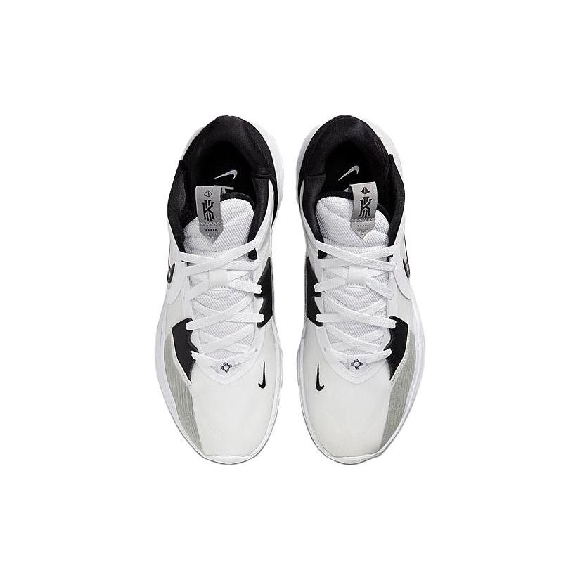 Nike Kyrie Low 5 White Wolf Grey Black Мужские кроссовки DJ6012-102