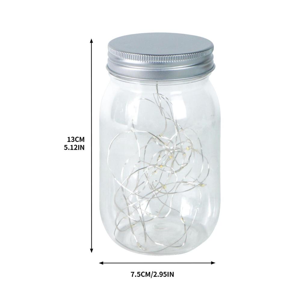 Solar Mason Jar LED String Lights with Custom World Cup Design