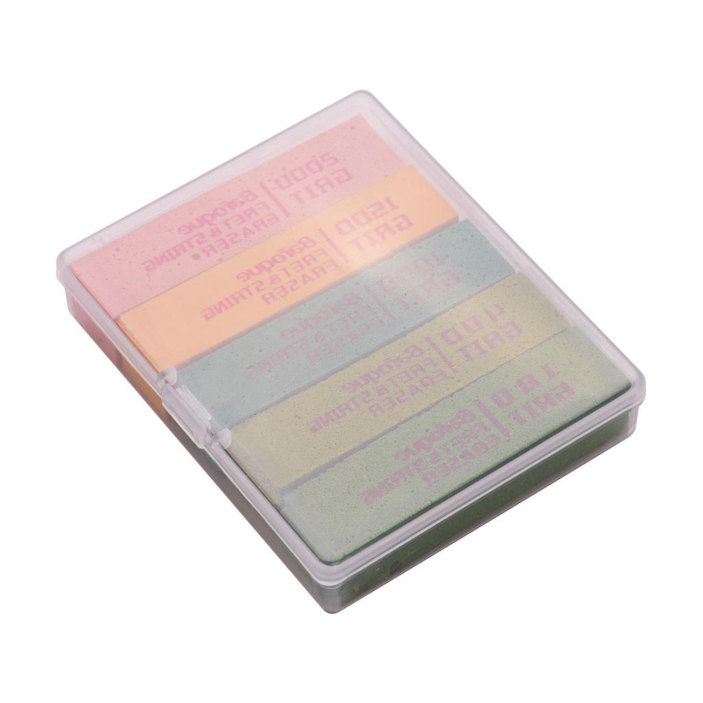 Полировальные ластики для ладов гитары Абразивные резиновые блоки с зернистостью 180, 400, 1000, 1500 и 2000 для