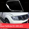 Для Nissan Pathfinder R51 2005-2012 Версия для США Крышка фары Стекло линзы фары автомобиля Замена Рассеиватель передней фары Автомобильная оболочка
