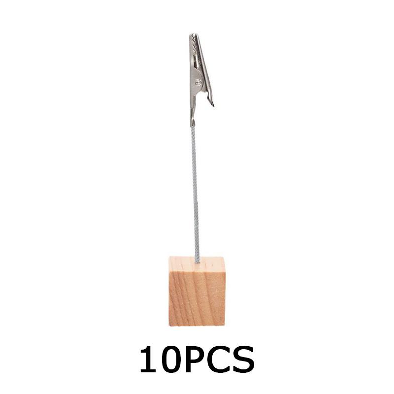 WTEMPO Office Table Place Card Holders DIY Desk Sign Holders Table Number Holder Stands Picture Holders Name Card Holders for Wedding Birthday