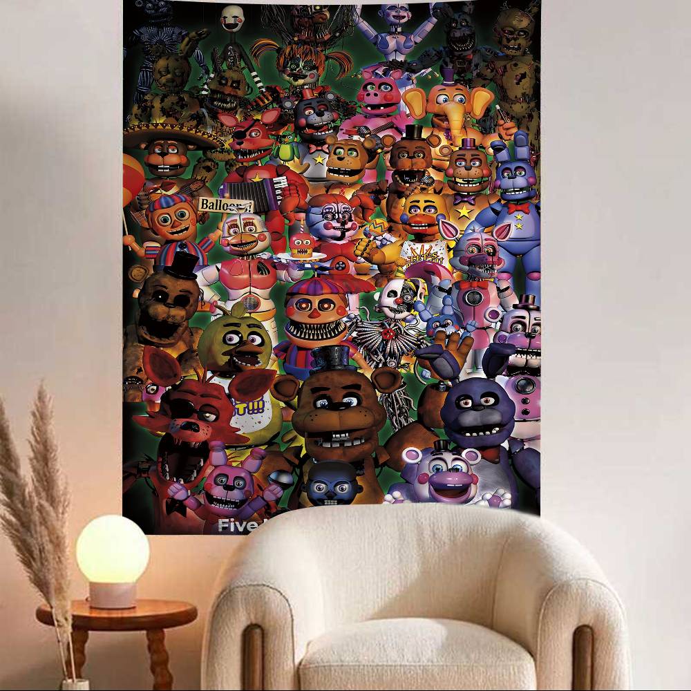Fnaf FFivenightsAtFFreddys Игра Напечатанный Большой Настенный Гобелен Подвесной Таро Хиппи Настенные Ковры Комната Искусство Домашний Декор