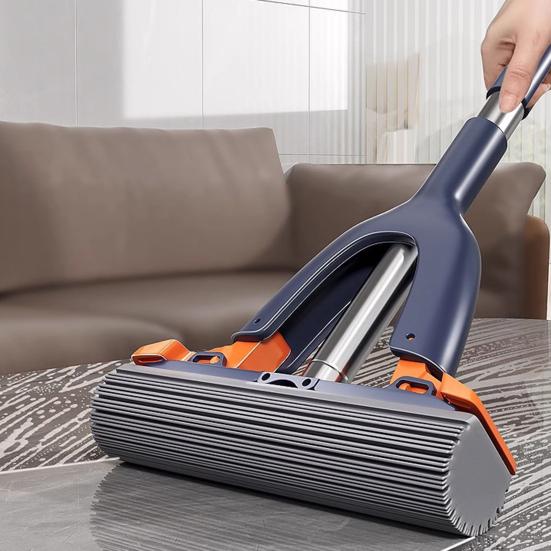 Ручная швабра Yousheng для мытья полов, легкая, простая в эксплуатации губчатая швабра с функцией самовыдавливания, инструмент для мытья кухонных окон и стекол