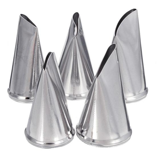 5Pcs Stainless Steel Icing Piping Nozzles Tips Cake Pastr1y Decorating Tools