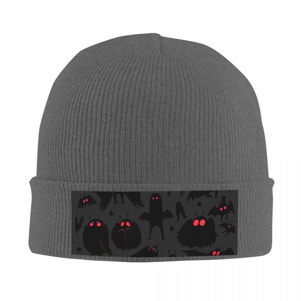 Cute Cryptids MothUnisex Pattern Warm Knitted Cap Fashion Bonnet Hat Autumn Winter Outdoor Beanies Hats for Unisex Adult