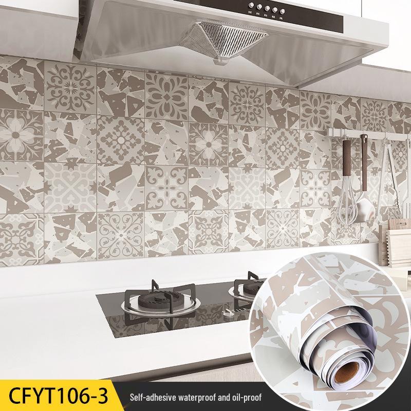 Маслостойкие и водостойкие наклейки на стену кухни: Обои для плиты против плесени, устойчивые к высоким температурам