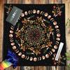 Divinations Tablecloth Moonphases Plant Astrologys Tarot Cards Tablecloth Altars Cloth Divinations Board Game Accessory