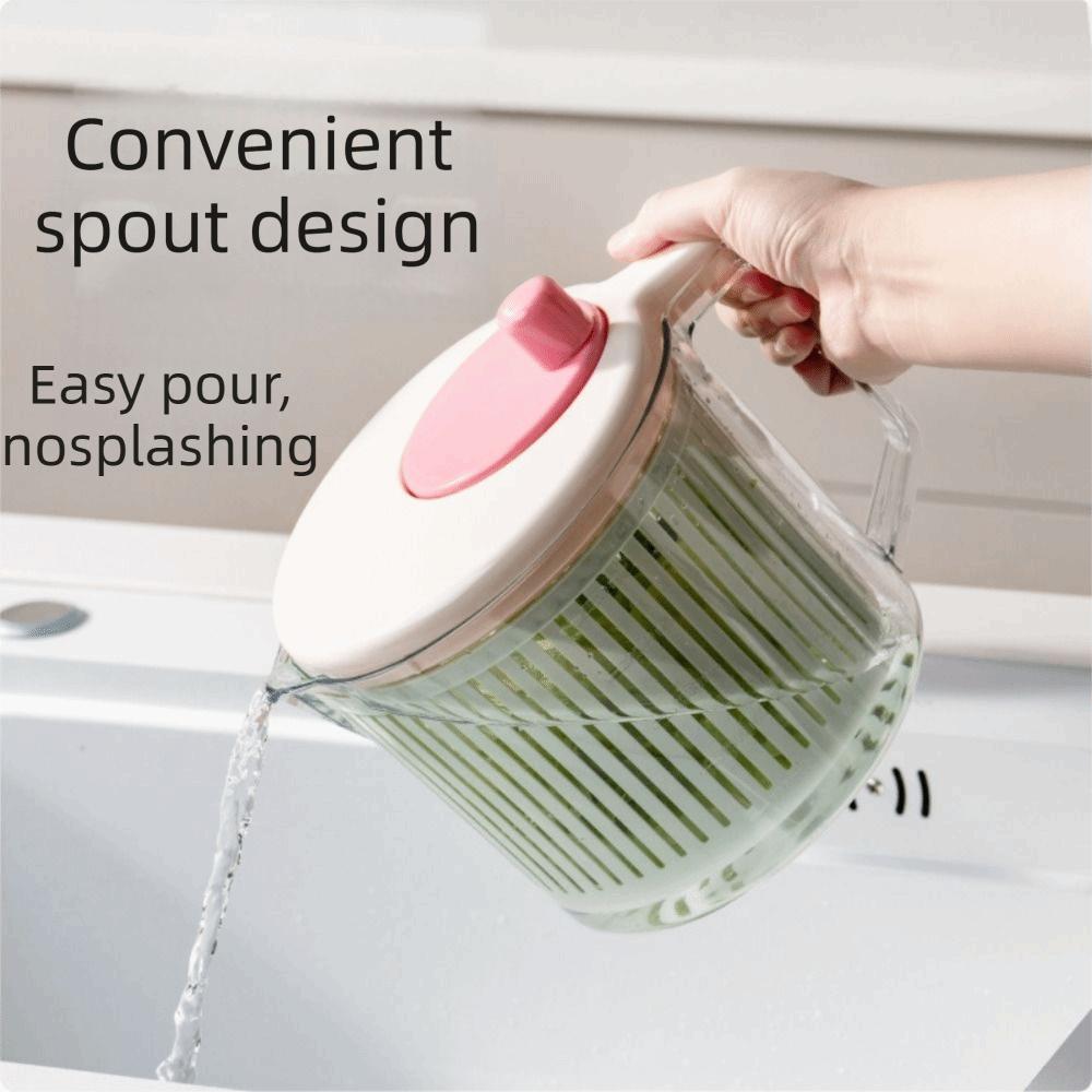Multi-Use Vegetable Dehydrator Plastic Salad Spinner and Strainer Food Preparation