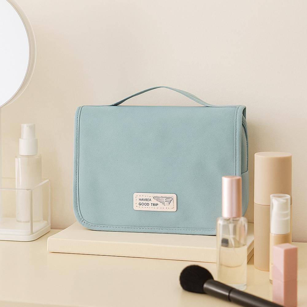 Waterproof Hanging Cosmetic Bag with Hook Hook Wash Bag Portable Makeup Bag Women