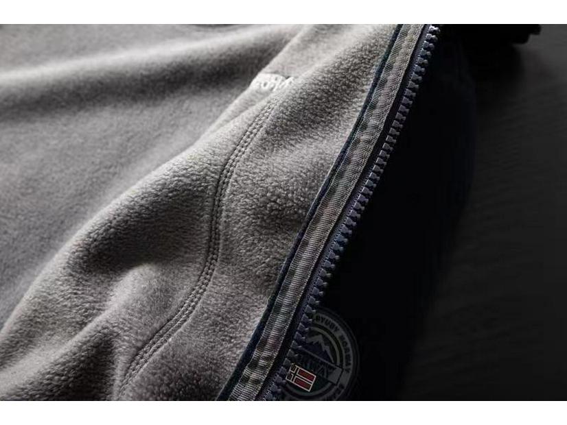 Готов к Норвегии: Куртка-флис большого размера на осень/зиму для защиты от холода на открытом воздухе