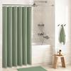 Waterproof Shading Curtain Solid Color Bathroom Partition Curtain Toilet