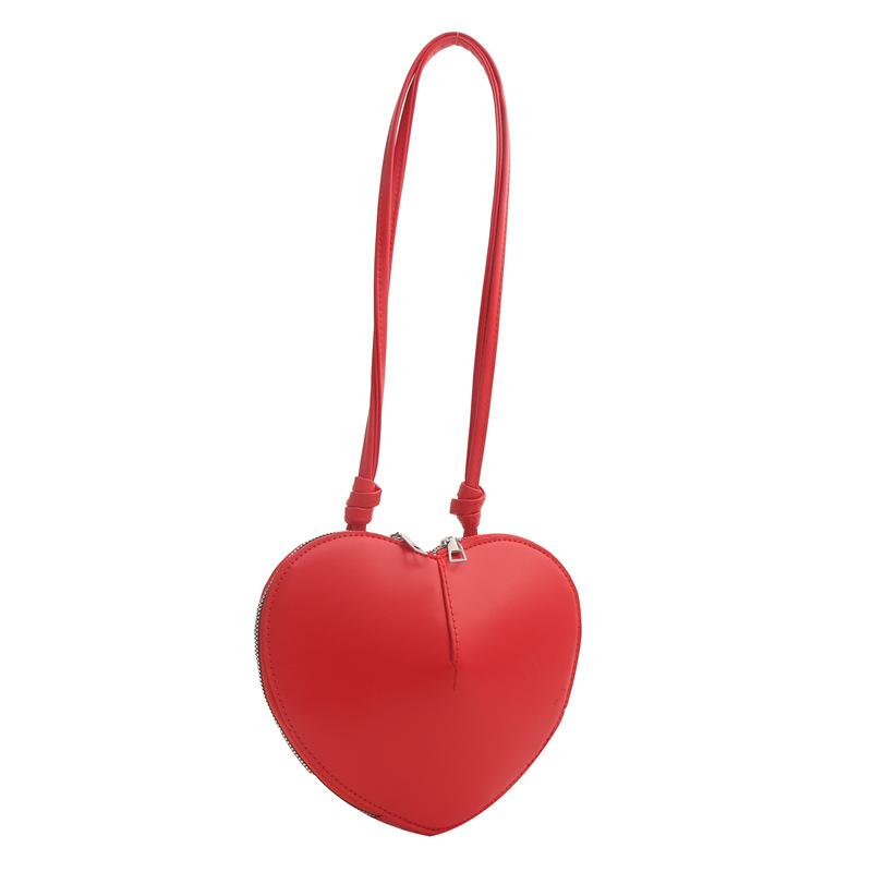 2025 новая мода подмышечная любовь однотонная маленькое персиковое сердечко милая на плечо мессенджер женская сумка