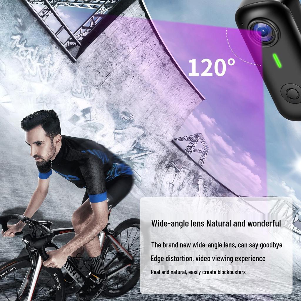 Thumb Camera D100: Compact Campus & Sports Magnetic Mini Recorder