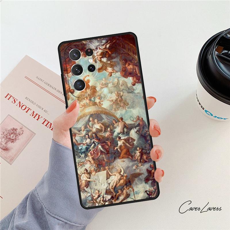 Чехол для телефона с картиной эпохи Возрождения Для Samsung Galaxy S24 S25 S23 S22 Ultra Note 10 20 Plus S20 S21 FE Обложка