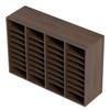 Literature Organizers, 36 Compartments Office Mailbox with Adjustable Shelves, Wood Literature Sorter 39.3x12x26.8 inches for Office, Home, Classroom,