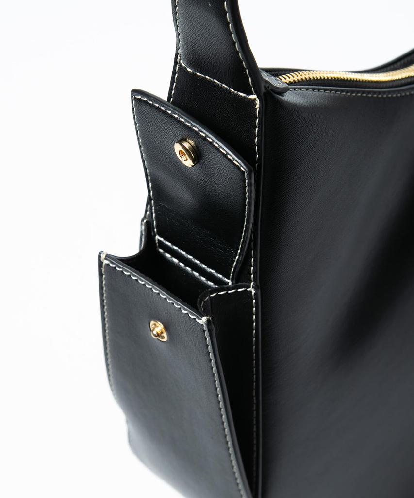 Shoulder Bag A5677 5893 LARGE HOBO BLACK [Gunny] Women's [Item]