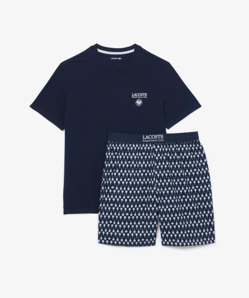 Lacoste Мужской пижамный комплект Roland Garros 4H1076-56G 166 [Отправка из Кореи] 100% Оригинал