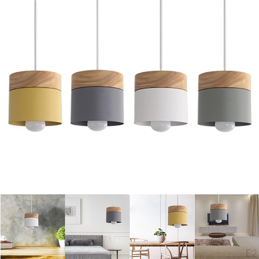 Ceiling Pendant Light with Wood Pattern , Hanging Lighting Fixtures for Living Rooms, Dining Room,