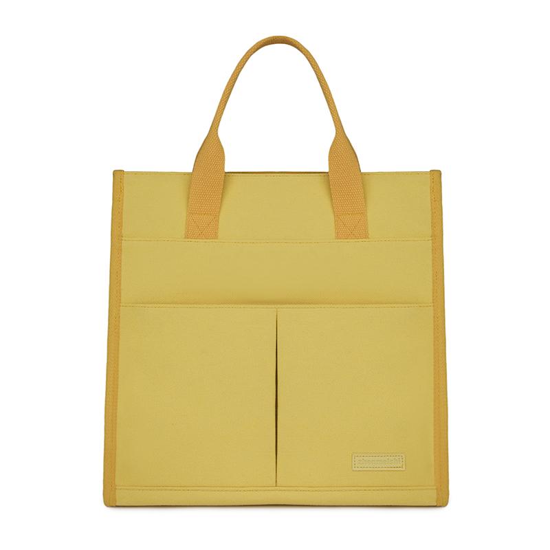 Women's Handbag Lightweight Multi-Compartment Canvas Bag Travel Commuter Computer Bag