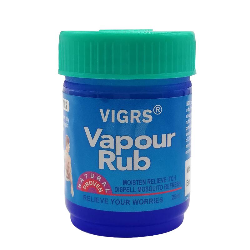 Vapor Rub White Охлаждающий бальзам Мазь против комаров Головокружение Длительный