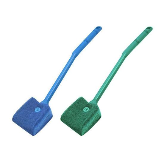 Щетка для аквариума Скребок для водорослей с длинной ручкой Двусторонняя губка-щетка для стеклянных аквариумов и аквариумов Дом Кухня