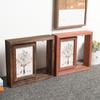 Wooden Picture Frame Creative 360 Degree Rotating Ornament Mothers Day Gifts Birthday Gifts For 4x6