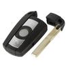 Button Car Key for 1 3 5 6 Series E90 E91 E92 E60 Remote Key Shell Case Smart Key Blade Fob With 2025 Battery