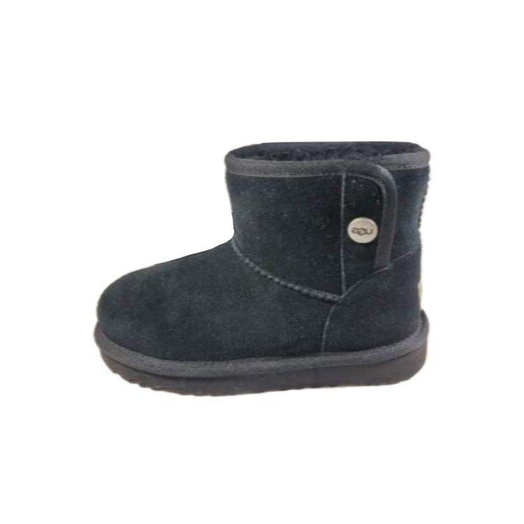 UGG Comfortable Warm Casual Low-Cut Boots Kids Boots Black 1118890K-BLK