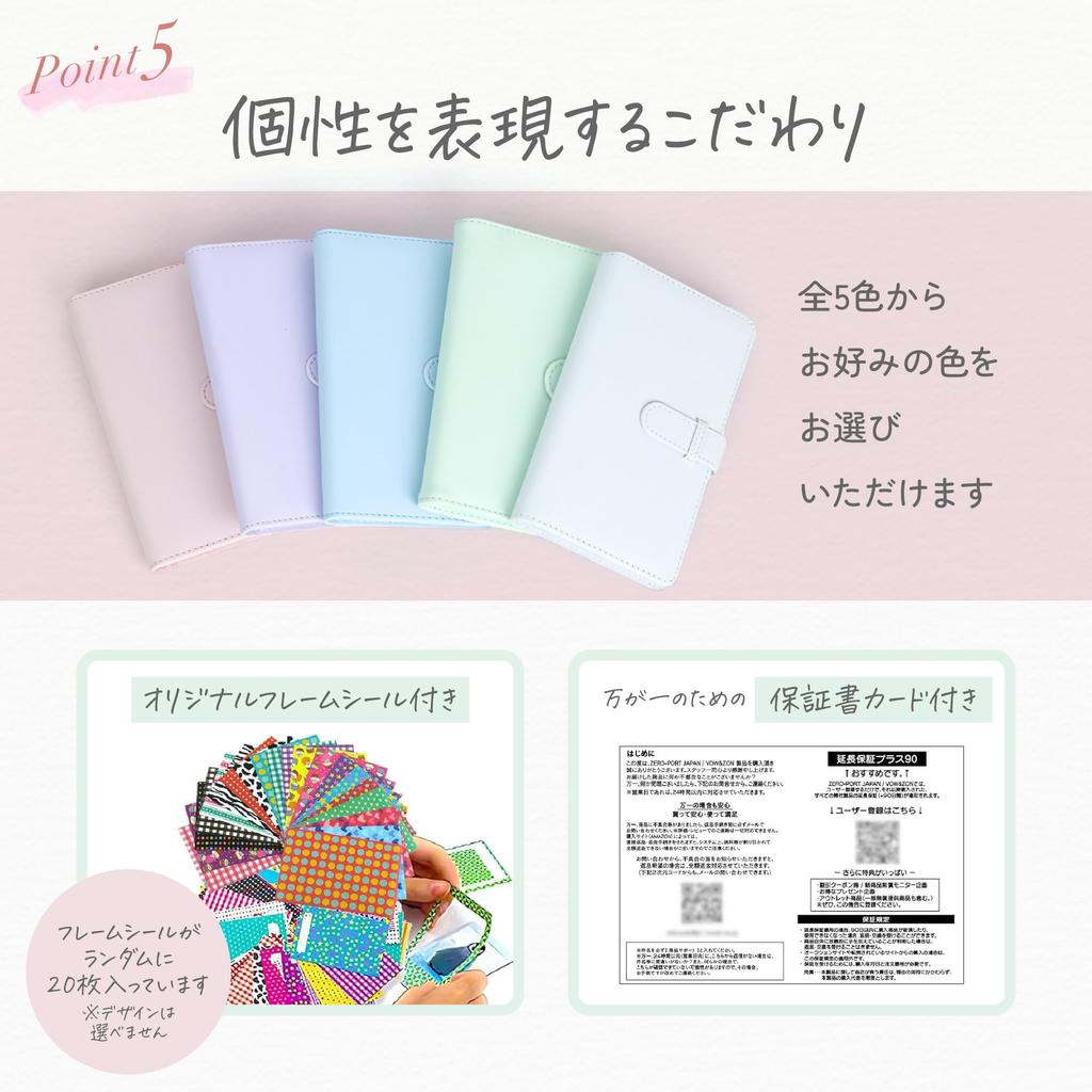 Альбом Instax Книга Instax для Instax Mini Большая вместимость Instax Mini Пленка Instax Mini Хранение 108 листов Компактный тип турели VOW&ZON (мятный)