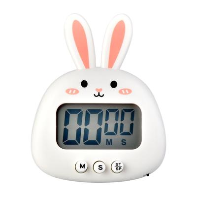 Цифровой кухонный таймер Милый кролик Магнитный Точный Простое управление Четкий сигнал Таймер для приготовления пищи для