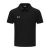 Minimalist Solid Color Logo Casual Quick-Dry Short Sleeve Polo Shirt Unisex Tops 25500504-001