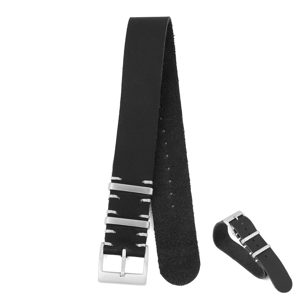 Genuine Leather Watch Strap 18mm 20mm 22mm Comfortable Watch Band Black Blue Brown Women Men Wristband Universal Watchbands
