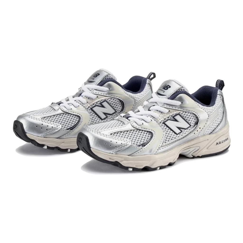 New Balance NB 530 Антипинок Низкие Детские Lifestyle Кроссовки Серебристый Детские PZ530KA