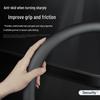 Universal Nappa Leather Steering Wheel Cover - Breathable, Perforated, Sweat-Absorbent, Four Seasons Protection.