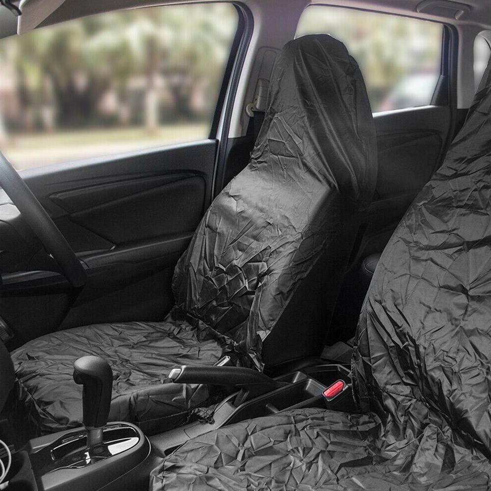 2 шт. чехлы для автомобильных сидений водонепроницаемые универсальные чехлы для автомобильных сидений дышащие защитные чехлы для подушек для переноски грузов с защитой от обрастания от пыли