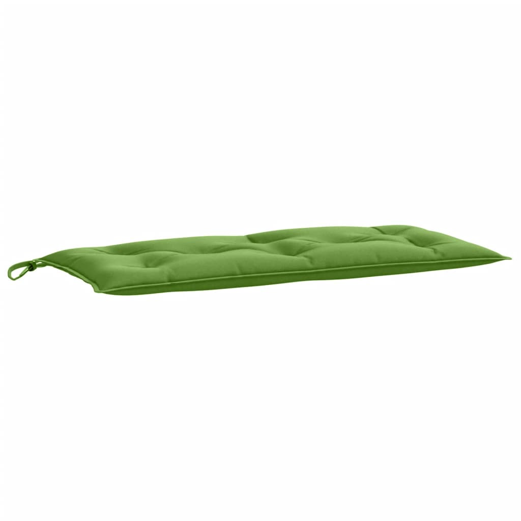 Garden Bench Cushions 2 pcs Melange Green 100 x 50 x 7 cm Fabric