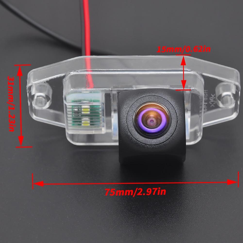 170° HD 1080P AHD «рыбий глаз» ночного видения, подсветка номерного знака автомобиля, камера заднего вида для Toyota Prado Land Cruiser 120 2007-2011